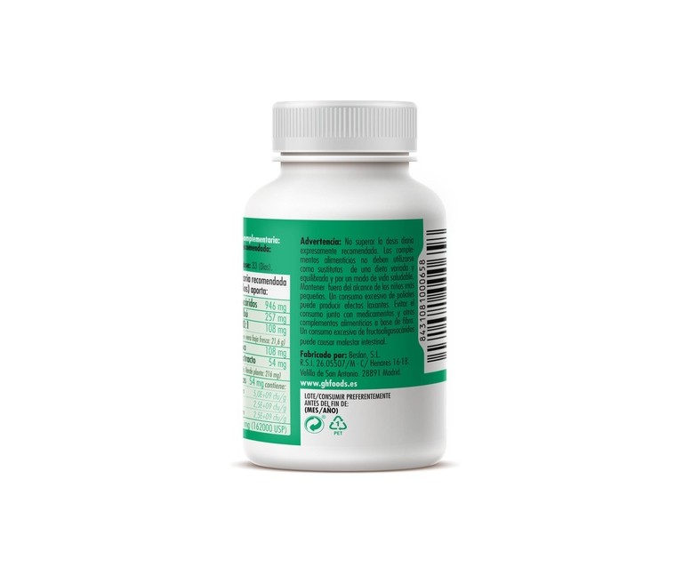 Aloe vera masticable 100 comprimidos de 1g GHF
