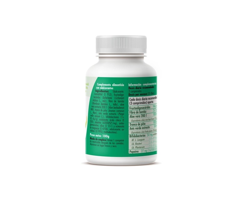 Aloe vera masticable 100 comprimidos de 1g GHF