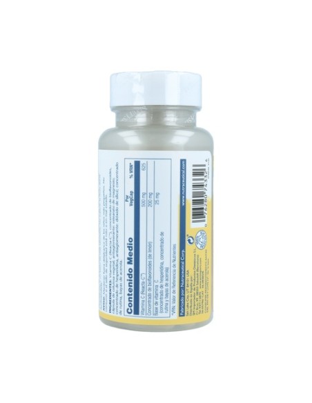 Reacta-C 60 cápsulas vegetales de 500mg Solaray