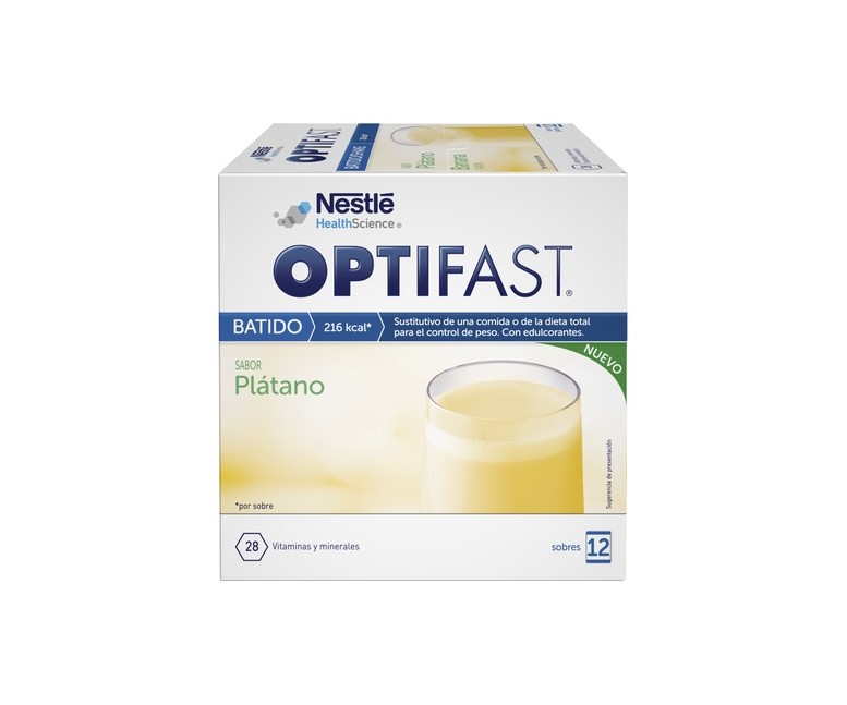Optifast Batido - Plátano 12 sobres de 55g OPTIFAST