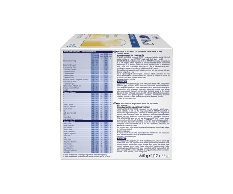 Optifast Batido - Plátano 12 sobres de 55g OPTIFAST