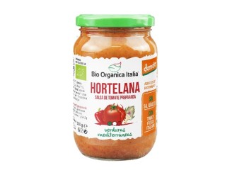 Salsa de tomate hortelana con verduras mediterráneas