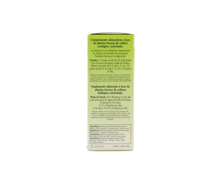 Melissa Officinalis (Melisa) Bio 50 ml Biover