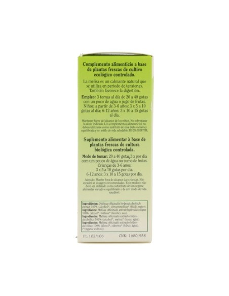 Melissa Officinalis (Melisa) Bio 50 ml Biover