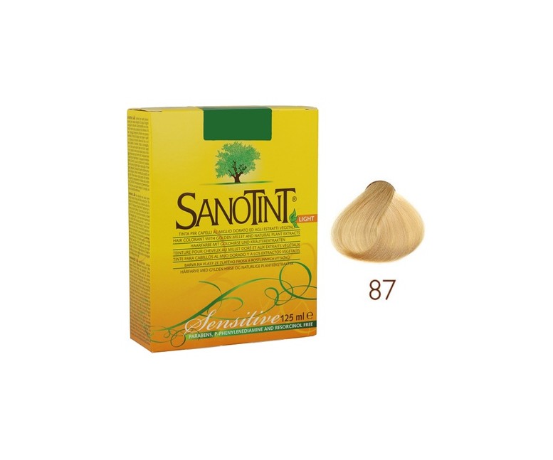 Tinte Sensitive 87 Rubio Dorado 125 ml (Rubio) Sanotint