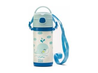 Botella Bbo Termo Infantil Azul
