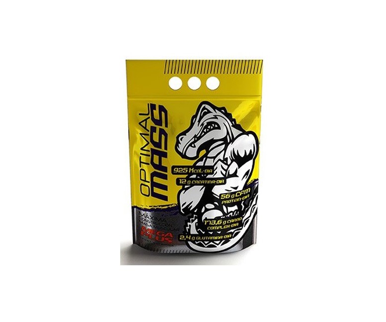 Bolsa Optimal Mass (Sabor Fresa) 3 kg (Fresa) Mega plus