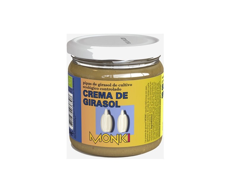 Crema de pipas de girasol monki Bio 330 g Monki