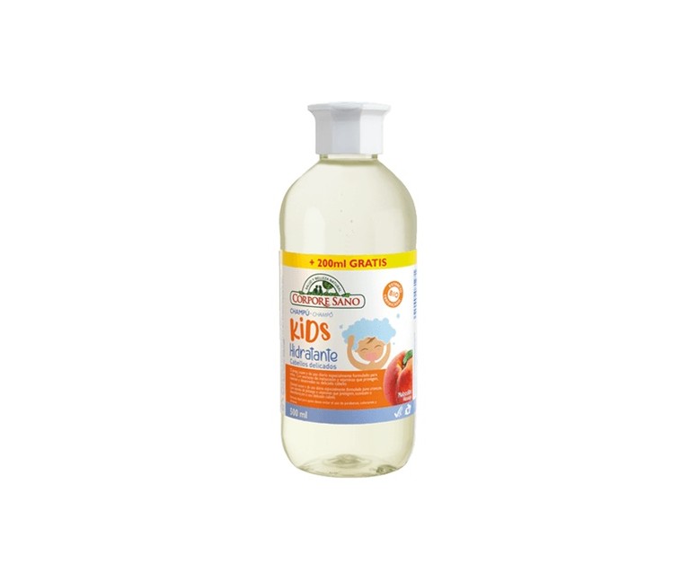 Champú melocotón niños 500 ml Corpore Sano