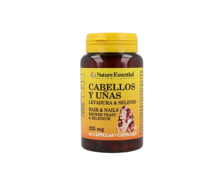 Cabello y Uñas 90 cápsulas de 225 mg Nature essential