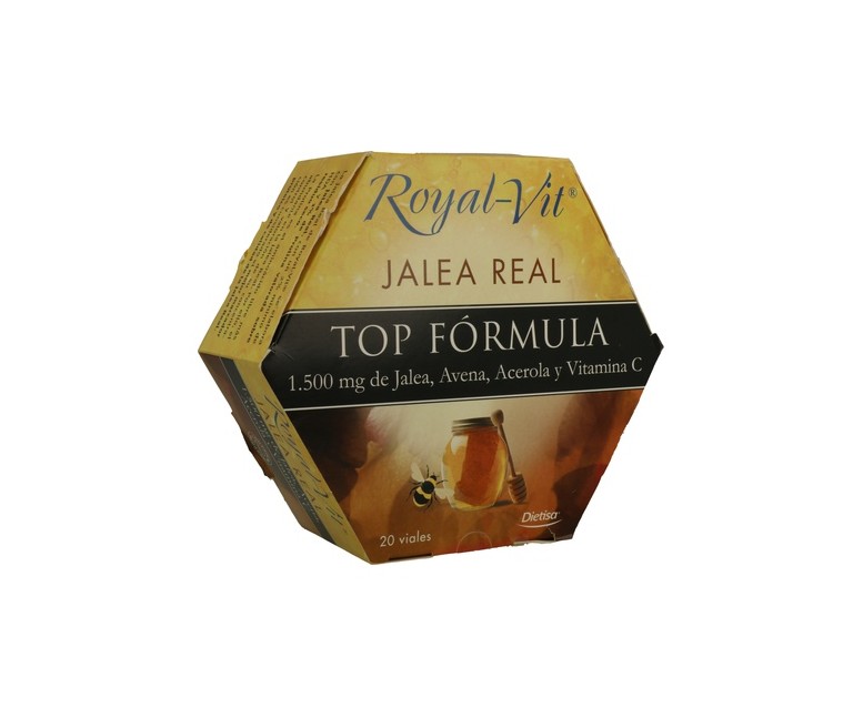 Jalea Real Top Formula Royal-Vit 20 ampollas Dietisa