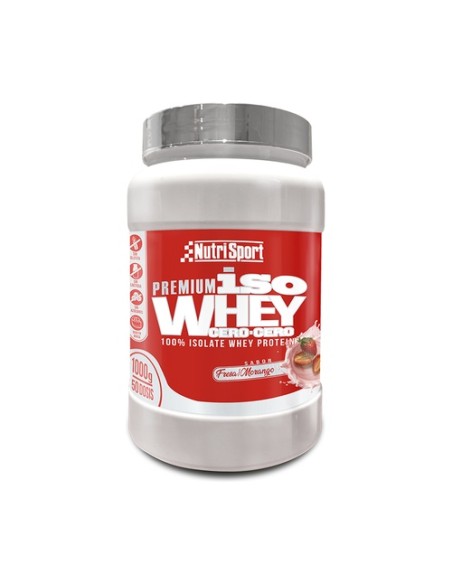 Iso Whey Cero Cero (Sabor Fresa) 1 kg (Fresa) Nutrisport