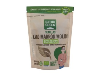 Lino marrón molido