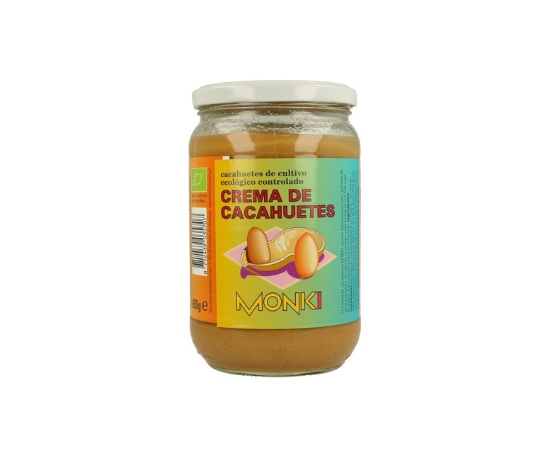 Crema de cacahuetes 650 g Monki