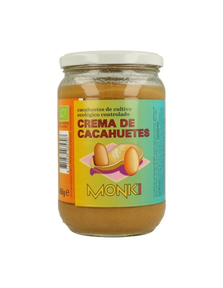 Crema de cacahuetes 650 g Monki