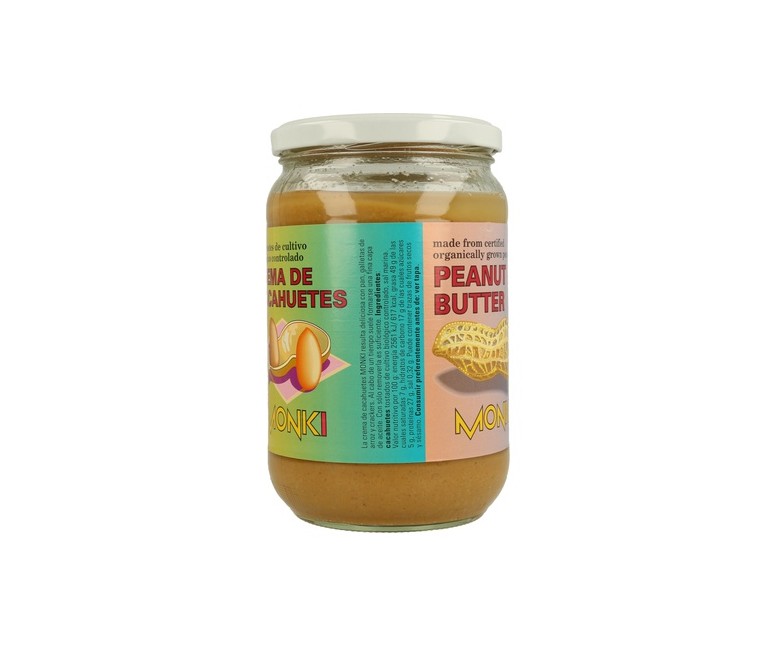 Crema de cacahuetes 650 g Monki