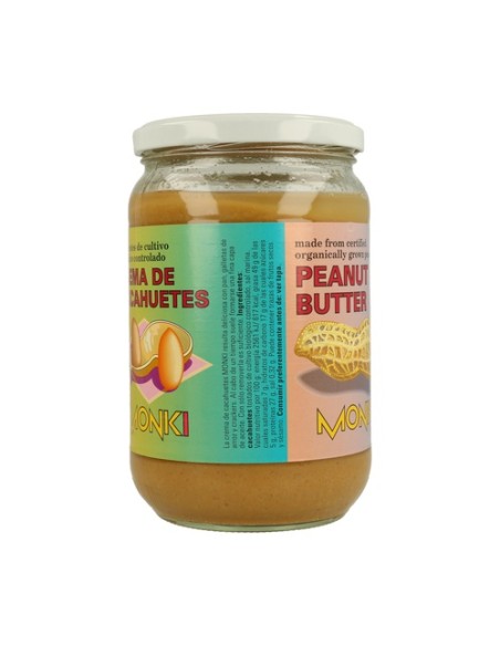Crema de cacahuetes 650 g Monki