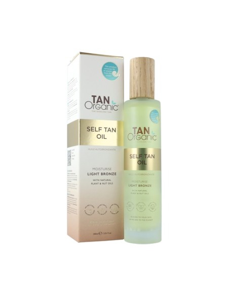 Autobronceador Hidratante Transparante (Tanorganic Oil) 100 ml de aceite (Cítricos) Tanorganic