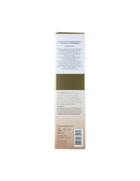 Autobronceador Hidratante Transparante (Tanorganic Oil) 100 ml de aceite (Cítricos) Tanorganic