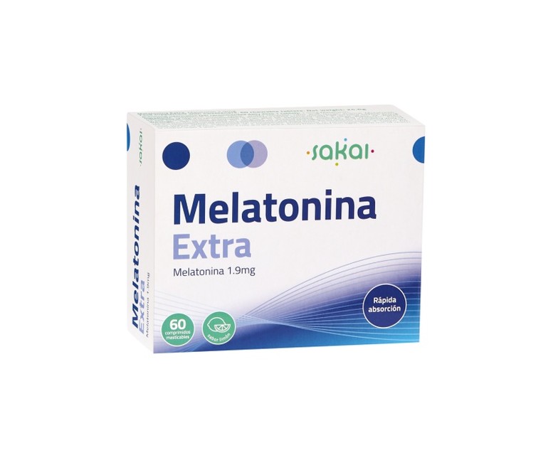 Melatonina Extra Masticable 60 comprimidos Sakai