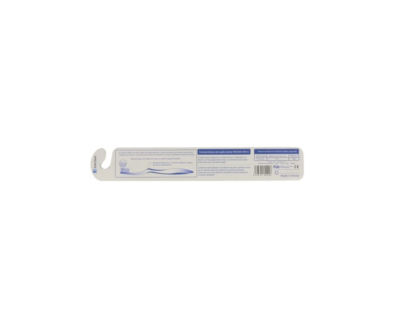 Cepillo dental con carbón activo 1 unidad Irisana
