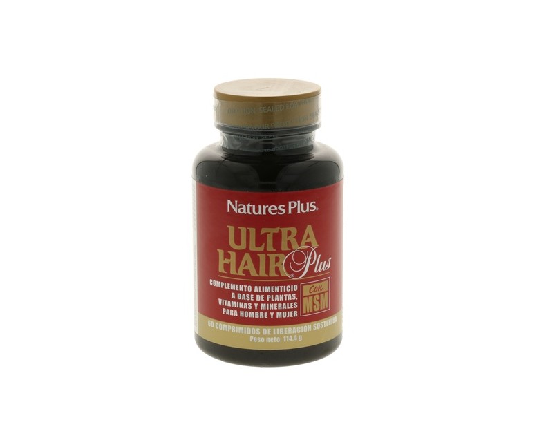 Ultra Hair Plus con Msm 60 comprimidos Natures Plus