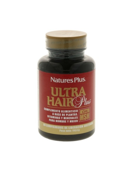 Ultra Hair Plus con Msm 60 comprimidos Natures Plus