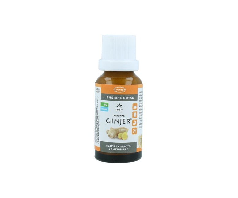 Extracto de jengibre gotas forte Bio 20 ml Lemon Pharma