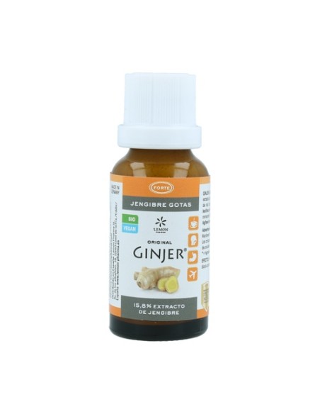 Extracto de jengibre gotas forte Bio 20 ml Lemon Pharma