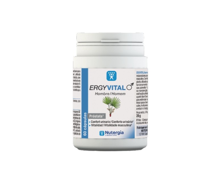 Ergyvital hombre próstata y tracto urinario 60 cápsulas Nutergia