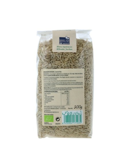 Arroz Integral Basmatí Bio 500 g Biográ
