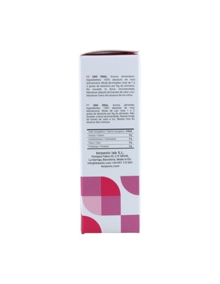 Rosa Damascena Absoluto 2 ml de aceite (Rosas) Terpenic
