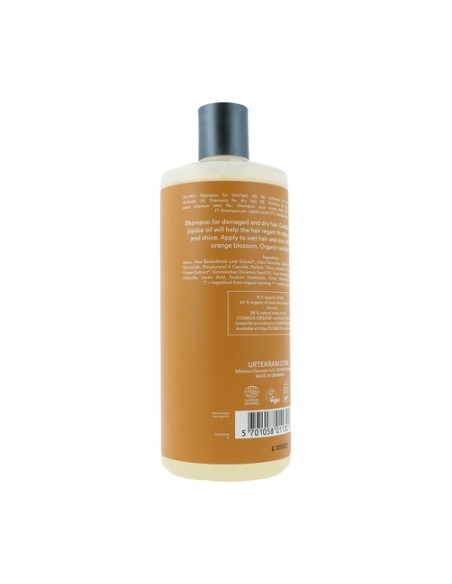 Champú flor de azahar, naranja 500 ml Urtekram