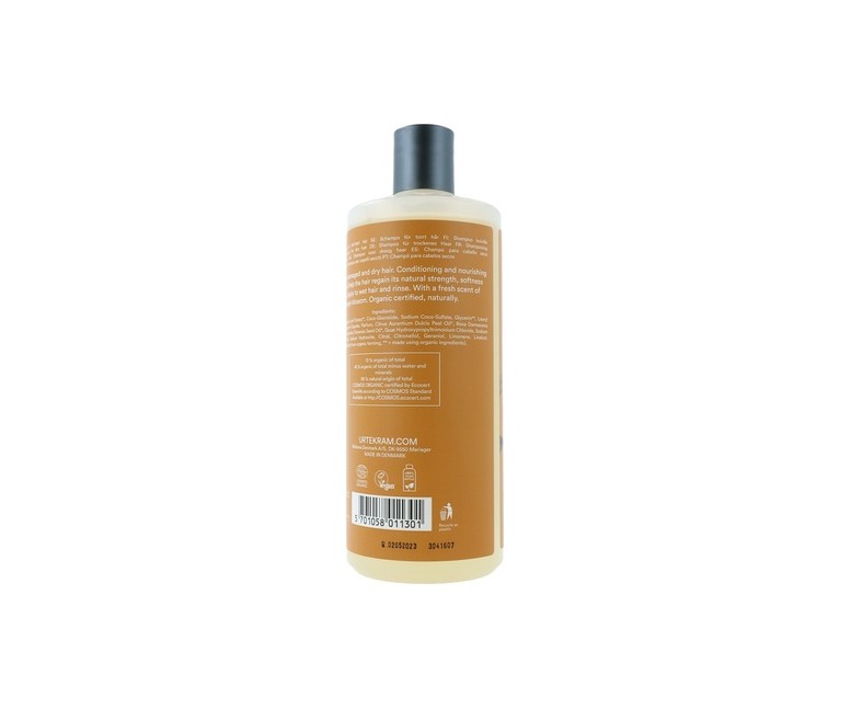 Champú flor de azahar, naranja 500 ml Urtekram