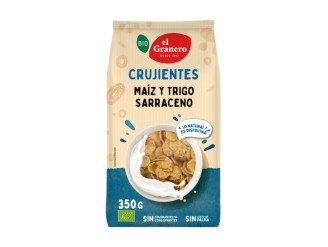 Copos crujientes de Maíz y Trigo sarraceno Bio