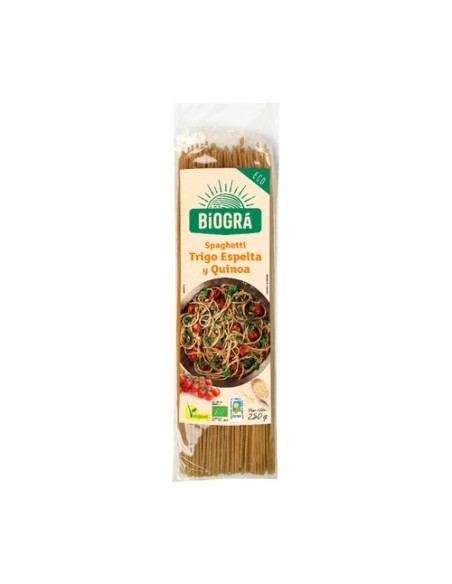 Spaguetti de Espelta con Quinoa Bio 250 g Biográ