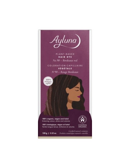 Colorante vegetal 90 rojo burdeos 100 g Ayluna
