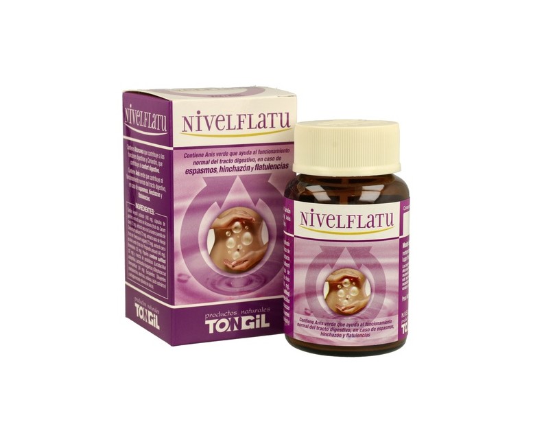 Nivelflatu 30 cápsulas de 624mg Tongil