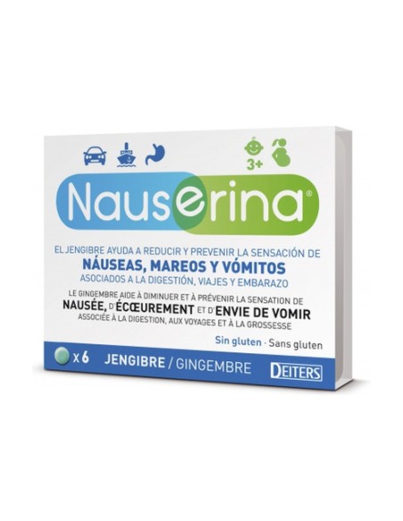 Nauserina 6 comprimidos Deiters