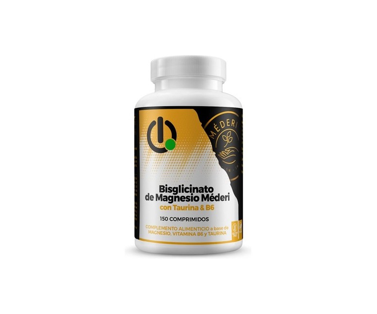 Bisglicinato de magnesio con taurina y B6 150 comprimidos de 1385mg Méderi