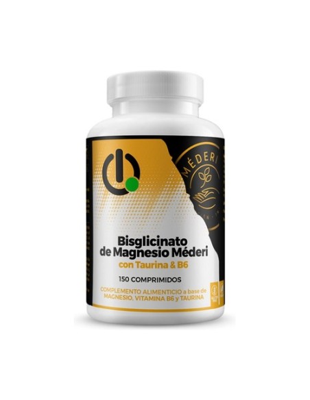 Bisglicinato de magnesio con taurina y B6 150 comprimidos de 1385mg Méderi