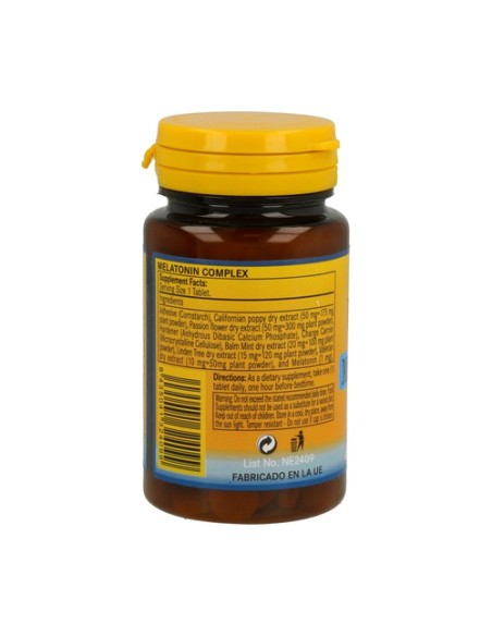 Melatonina Complex 60 comprimidos de 1mg Nature Essential