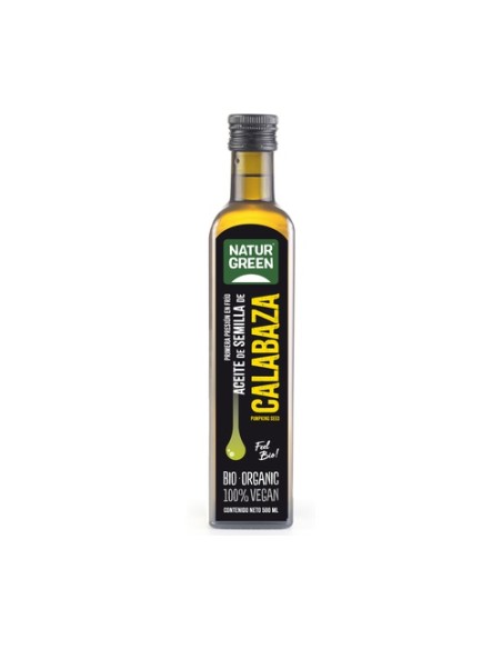 Aceite de semilla de calabaza Bio 500 ml de aceite NaturGreen