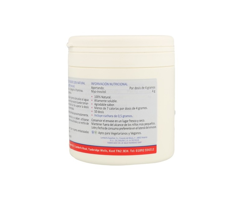 MYO Inositol 200 g de polvo Lamberts