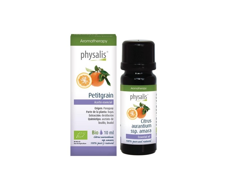 Esencia Petitgrain Bio 10 ml de aceite Physalis