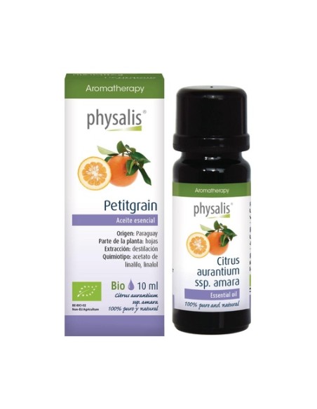 Esencia Petitgrain Bio 10 ml de aceite Physalis