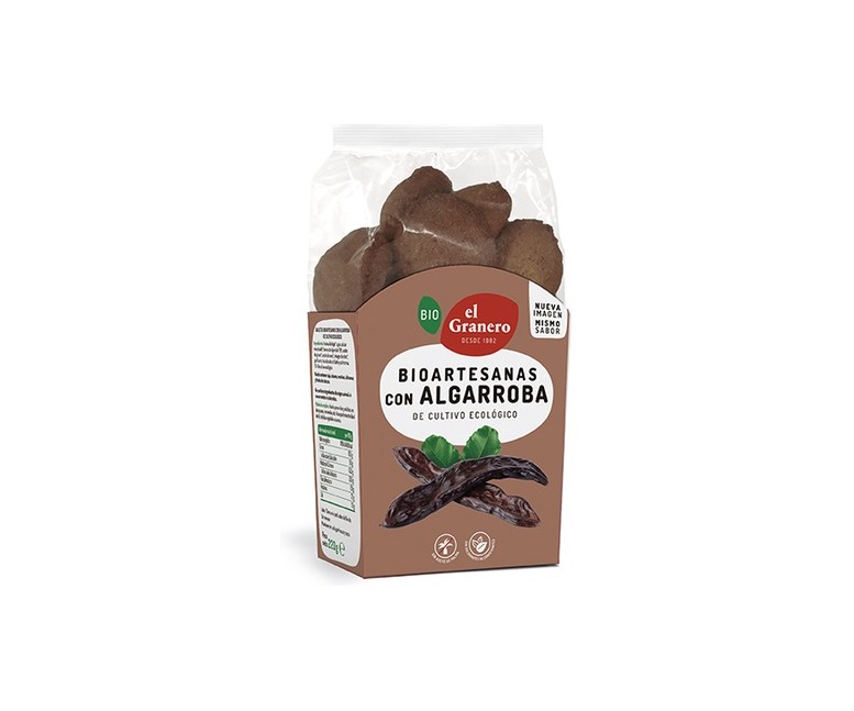 Galletas Artesanas BIO 250 g (Algarroba) El Granero Integral