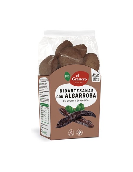 Galletas Artesanas BIO 250 g (Algarroba) El Granero Integral