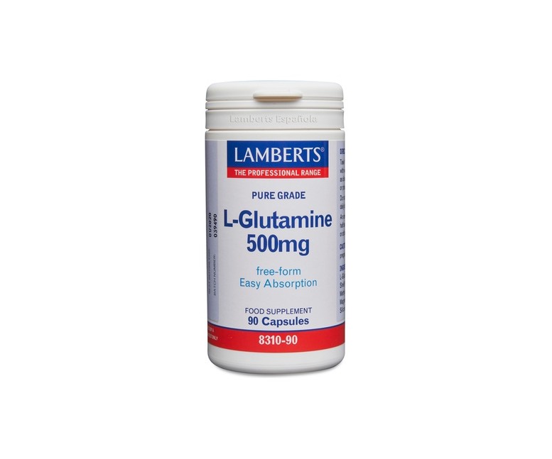 L-Glutamina 90 cápsulas de 500mg Lamberts