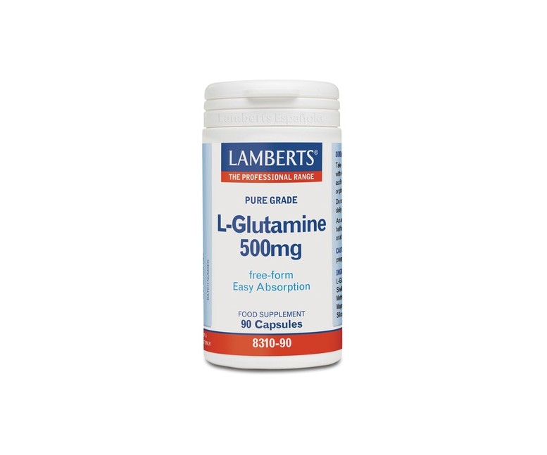 L-Glutamina 90 cápsulas de 500mg Lamberts